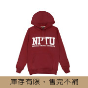 【絕版出清、售完不補】NPTU經典款刷毛帽T_酒紅