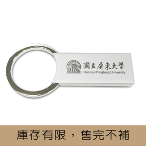 【絕版出清、售完不補】NPTU霧面金屬鑰匙圈
